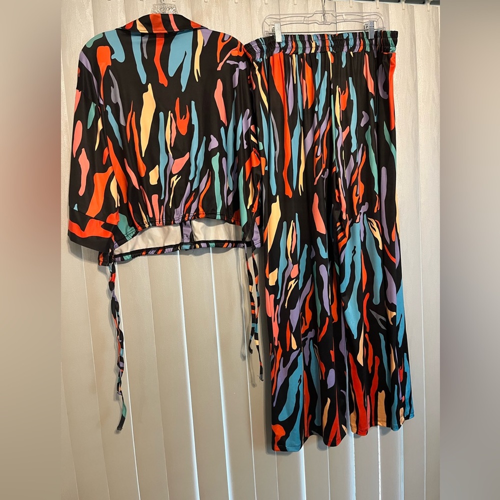 Full Of Color Pant Set - Multi Color - Picture 8 of 12